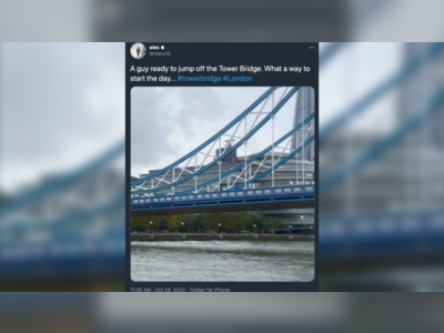 London’s Tower Bridge closed briefly by police after person spotted climbing landmark