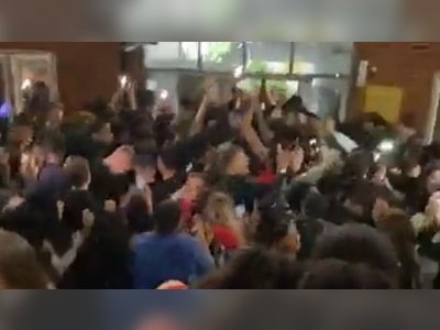 Nottingham student halls party broken up by police
