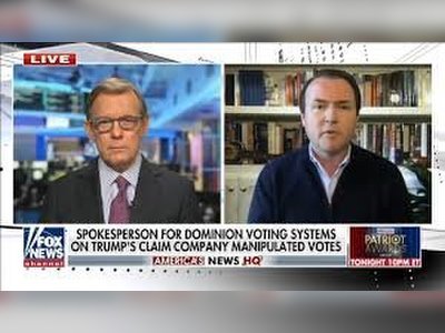 Eric Shawn presses spokesperson for Dominion voting systems on fraud claims