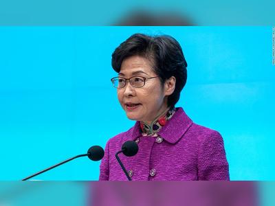 Hong Kong leader Carrie Lam is getting paid in cash because banks won't deal with her