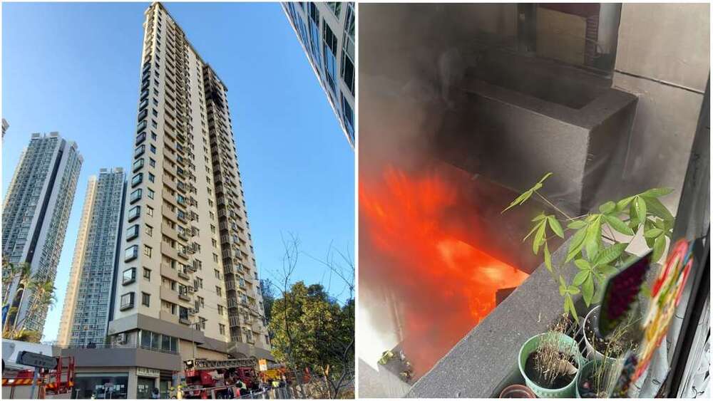 Blaze at Tsuen Wan flat sends siblings to hospital