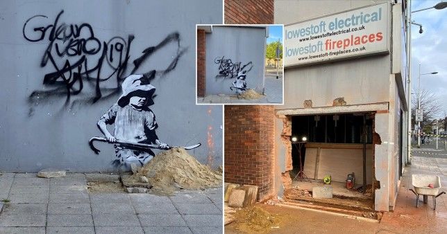 Landlord sells Banksy mural 'for £2,000,000' after ripping it off wall