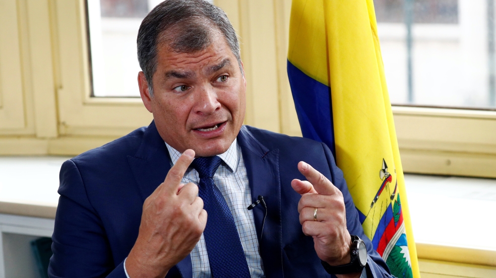 Ecuador begins effort to extradite Rafael Correa from Belgium