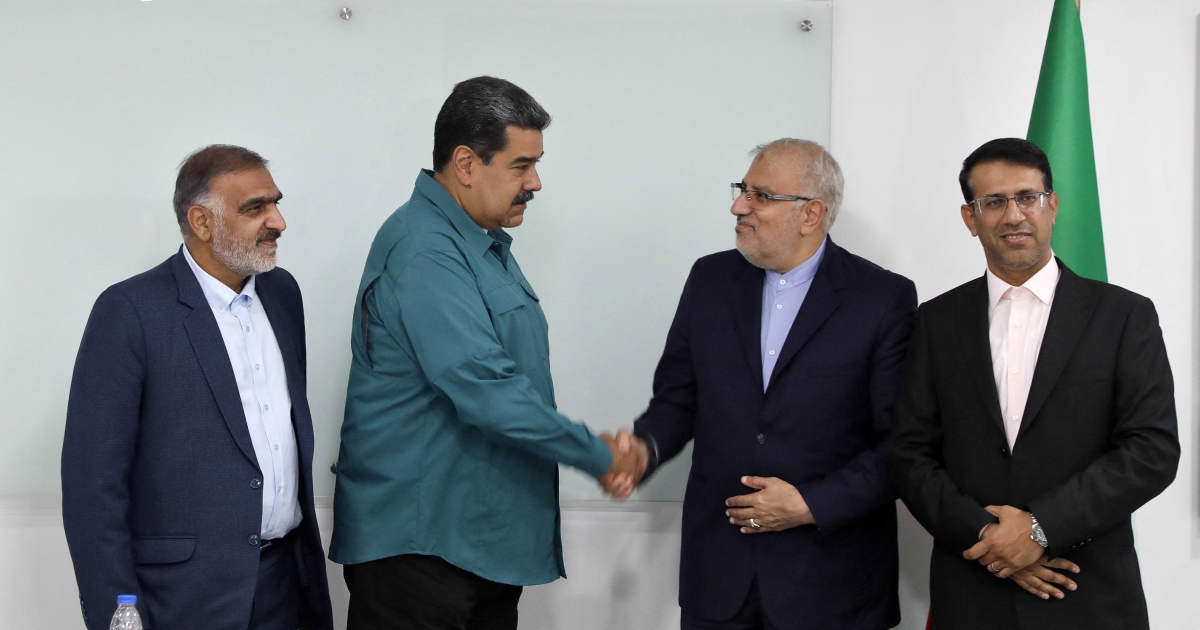 Iranian oil minister meets Venezuela’s Maduro in Caracas