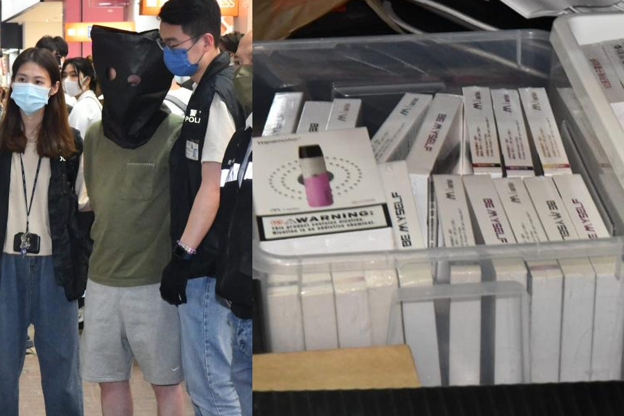 Two men arrested for illegal sale of e-cigarette products