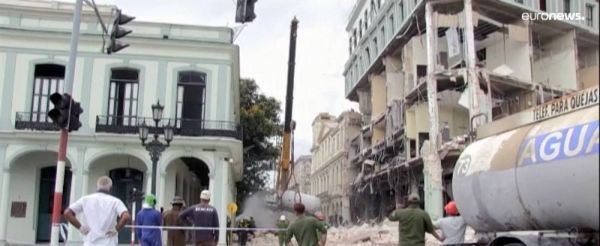 Rescuers look for victims after Cuba hotel explosion kills 22