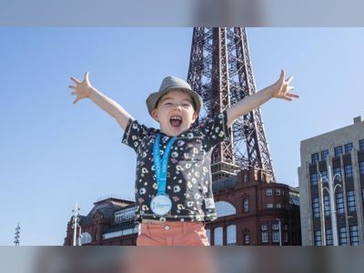 Boy, 6, becomes voice of Blackpool Tower