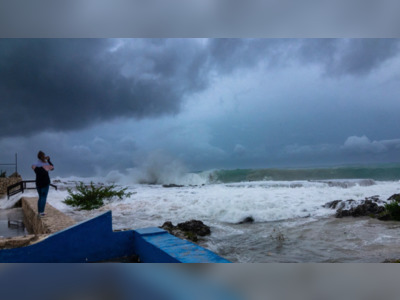 Category 3 Hurricane Ian Makes Landfall Over Western Cuba