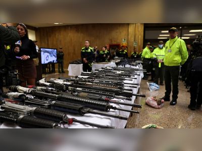 Colombia police seize grenades, dozens of guns belonging to dissidents